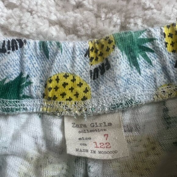 Zara Girl 100 % cotton Shorts size 7 Y - Picture 3 of 3